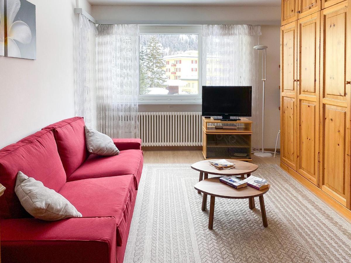 Zentrale Wohnung In St. Moritz Mit Grossem Balkon المظهر الخارجي الصورة